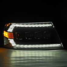 Load image into Gallery viewer, AlphaRex 04-08 Ford F-150 (No 2004 Heritage) NOVA-Series LED Proj HL Alpha-Blk w/Actv Lgt / Seq. Sig