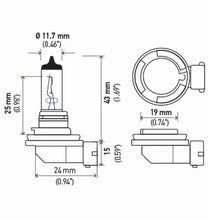 Load image into Gallery viewer, Hella Bulb H8 12V 35W Pgj191 T4 (2)