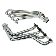 Load image into Gallery viewer, BBK 10-15 Camaro LS3 L99 Long Tube Exhaust Headers With Converters - 1-3/4 Chrome