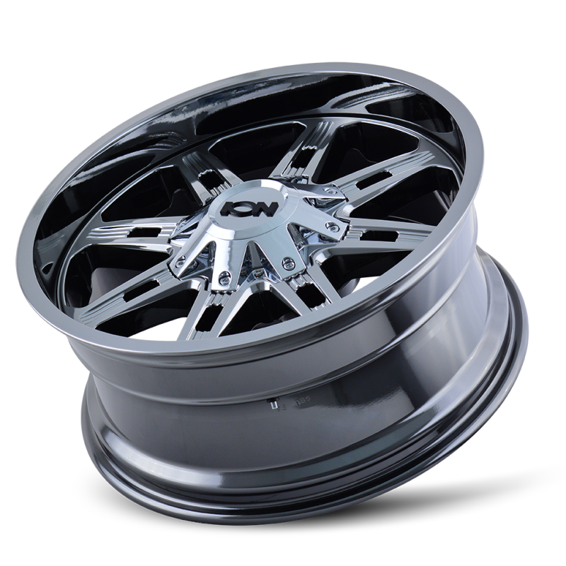 ION Type 184 20x9 / 8x180 BP / 0mm Offset / 124.1mm Hub Chrome Wheel