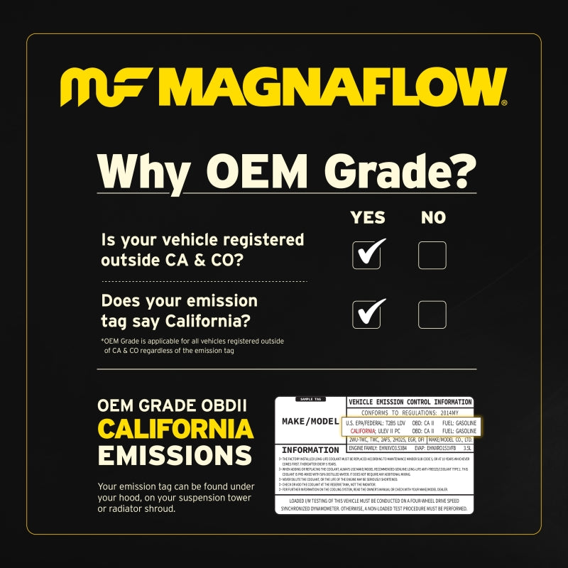 MagnaFlow Conv DF 15-16 Ford Edge 3.5L FWD - Rear