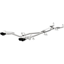 Load image into Gallery viewer, MagnaFlow 20-21 Ford Explorer 3.0L V6 Dual Exit Quad Black Chrome Tip Street Series Cat-Back Exhaust