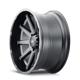 ION Type 143 20x10 / 8x180 BP / -19mm Offset / 124.2mm Hub Matte Black Wheel
