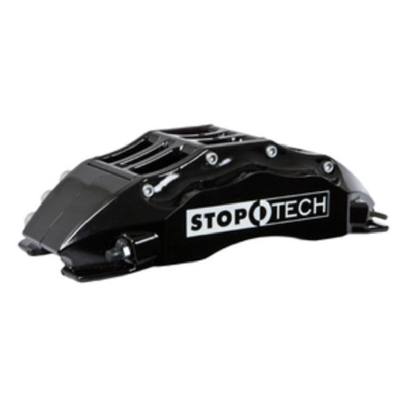 StopTech 08-10 Audi S5 Front BBK w/ Black ST-60 Calipers Slotted 380x32mm Rotors Pads Lines