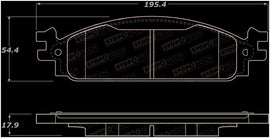 StopTech Street Brake Pads - Front
