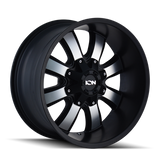 ION Type 189 20x10 / 8x165.1 BP / -19mm Offset / 130.8mm Hub Satin Black/Machined Face Wheel