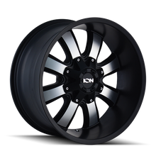 Load image into Gallery viewer, ION Type 189 17x9 / 5x127 BP / -12mm Offset / 87mm Hub Satin Black/Machined Face Wheel