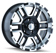 Load image into Gallery viewer, ION Type 179 16x8 / 5x135 BP / 10mm Offset / 87mm Hub Black/Machined Wheel