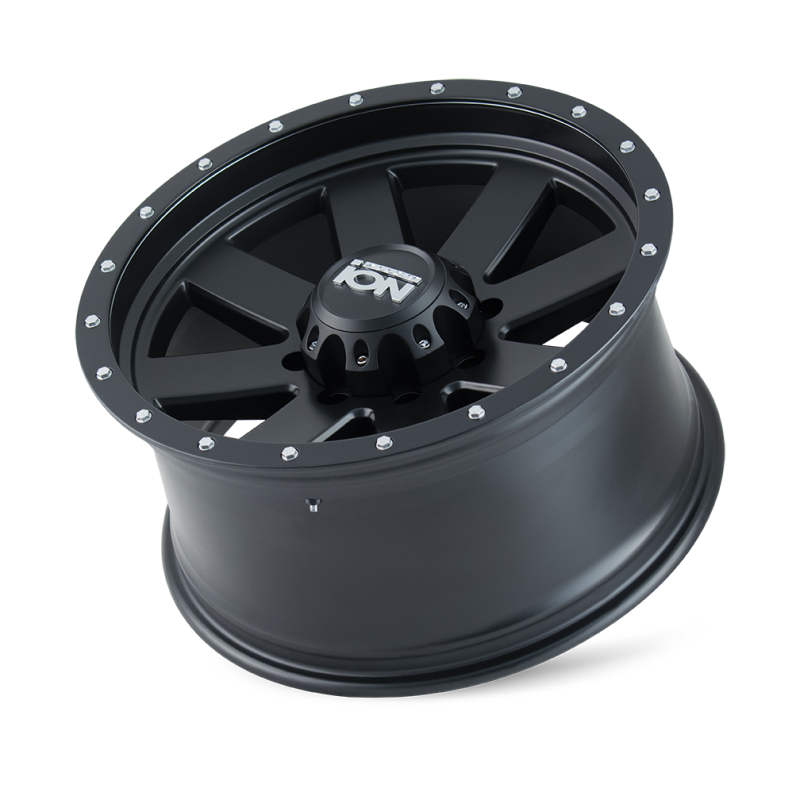 ION Type 134 17x8.5 / 6x135 BP / 6mm Offset / 87mm Hub Matte Black/Black Beadlock Wheel