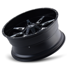 Load image into Gallery viewer, ION Type 184 20x9 / 8x180 BP / 0mm Offset / 124.1mm Hub Satin Black/Milled Spokes Wheel