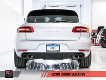 Load image into Gallery viewer, AWE Tuning Porsche Macan Touring Edition Exhaust System - Chrome Silver 102mm Tips