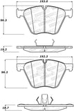 StopTech Street Brake Pads - Front/Rear