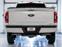 Load image into Gallery viewer, AWE 0FG 21+ Ford F150 Dual Split Rear Cat-Back Exhaust- 5in Diamond Black Tips