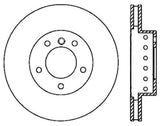 StopTech 08-09 BMW 535 Series / 04-09 545i/550i/645Ci/650i Slotted & Drilled Left Front Rotor
