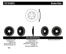 Load image into Gallery viewer, StopTech 05-10 Ford Mustang Slotted &amp; Drilled Left Rear Rotor