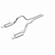 Load image into Gallery viewer, MagnaFlow 13 Ford Mustang Dual Split Rear Exit Stainless Cat Back Performance Exhaust (Street)