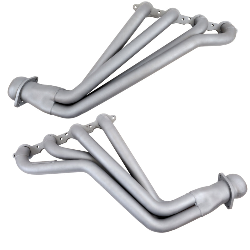 BBK 10-15 Camaro LS3 L99 Long Tube Exhaust Headers With Converters - 1-3/4 Chrome