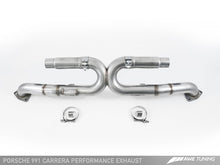 Load image into Gallery viewer, AWE Tuning 991 Carrera Performance Exhaust - Chrome Silver Tips