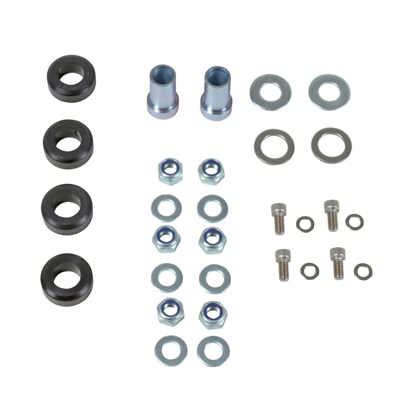 BBK 94-04 Mustang Caster Camber Plate Kit - Silver Anodized Finish