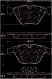 StopTech Street Select Brake Pads - Front 07-13 BMW 328i