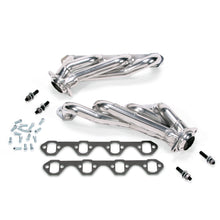 Load image into Gallery viewer, BBK 79-93 Mustang 351 Swap Shorty Unequal Length Exhaust Headers - 1-5/8 Silver Ceramic