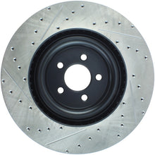 Load image into Gallery viewer, StopTech Slotted &amp; Drilled Sport Brake Rotor - 2015 Ford Mustang GT - Front Left