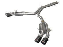 Load image into Gallery viewer, aFe 18-20 Audi RS5 Coupe MACH Force-Xp 3in to 2.5in 304 SS Axle-Back Exhaust System-Quad Carbon Tips