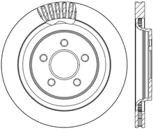 Load image into Gallery viewer, StopTech Slotted &amp; Drilled Sport Brake Rotor - 2015 Ford Mustang GT - Rear Left