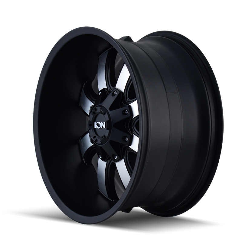 ION Type 189 20x10 / 8x165.1 BP / -19mm Offset / 130.8mm Hub Satin Black/Machined Face Wheel