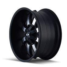 Load image into Gallery viewer, ION Type 189 20x10 / 8x165.1 BP / -19mm Offset / 130.8mm Hub Satin Black/Machined Face Wheel