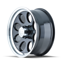 Load image into Gallery viewer, ION Type 171 17x9 / 8x170 BP / 0mm Offset / 130.8mm Hub Black/Machined Wheel