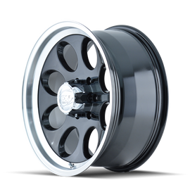 ION Type 171 15x8 / 6x139.7 BP / -27mm Offset / 106mm Hub Black/Machined Wheel