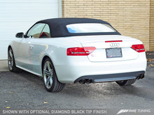 Load image into Gallery viewer, AWE Tuning B8 / B8.5 S5 Cabrio Touring Edition Exhaust - Resonated - Diamond Black Tips
