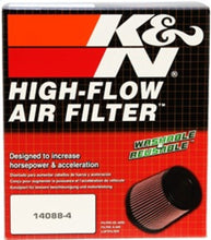 Load image into Gallery viewer, K&amp;N Filter Universal Rubber Filter 2 1/2 inch Flange 6 inch Base 5 inch Top 5 1/2 inch Height