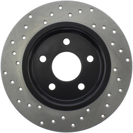 StopTech 13 Ford Focus ST Drilled Left Rear Rotor