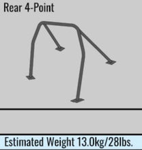 Load image into Gallery viewer, Cusco Safety 21 2-Passenger Rear 4-Point Roll Cage BLK 89-94 Nissan 240SX No-Sunroof (SO/No Cancel)