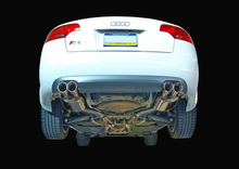 Load image into Gallery viewer, AWE Tuning Audi B7 S4 Track Edition Exhaust - Polished Silver Tips