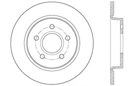 StopTech 13 Ford Focus ST Drilled Right Rear Rotor