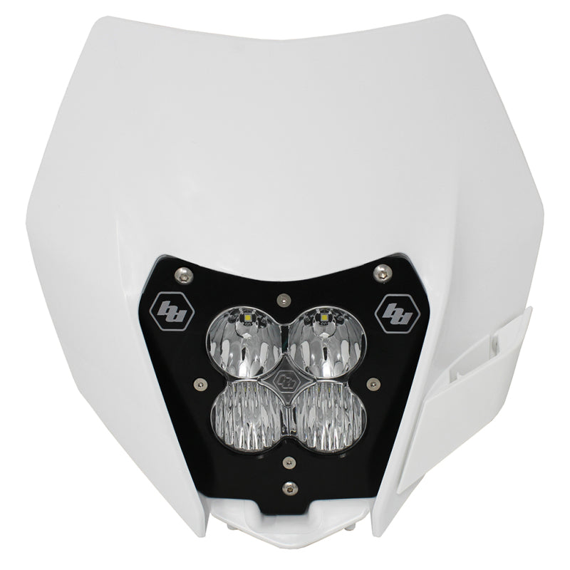 Baja Designs KTM Headlight Kit DC 14-On w/Headlight Shell White XL Pro Series