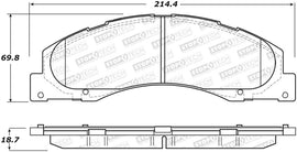 StopTech Street Brake Pads - Front