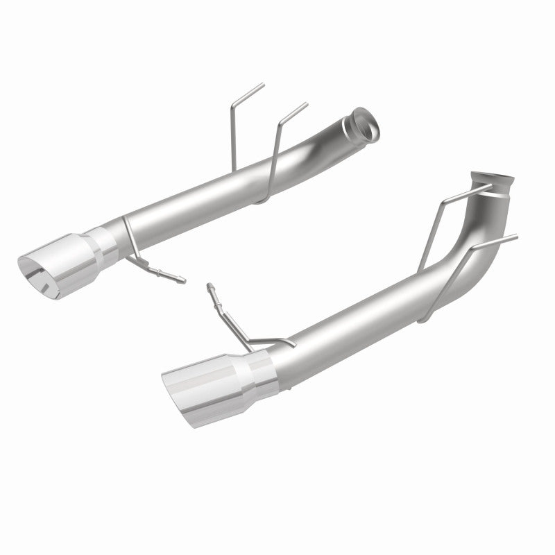 MagnaFlow 13 Ford Mustang Dual Split Rear Exit Stainless Axle-Back Cat Back Exhaust (Competition)