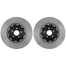 Load image into Gallery viewer, StopTech 07-09 Audi RS4 Front Drilled Zinc Plated 365x34mm AeroRotor Kit (Pair)