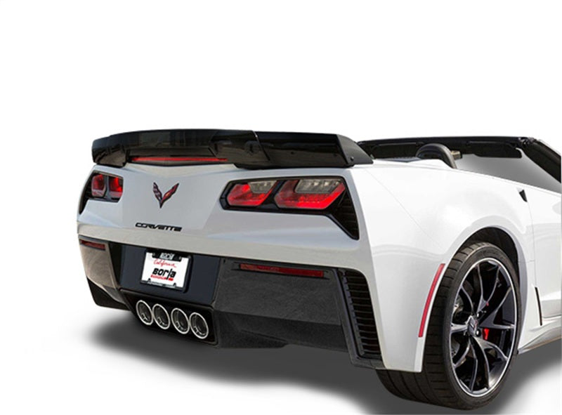 Borla 2014 Chevy Corvette C7 ZO6 S/C w/o AFM w/o NPP S-Type Rear Section Exhaust Dual Rd Rolled Tips