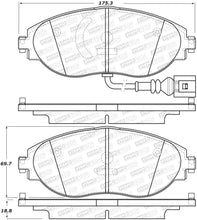 Load image into Gallery viewer, StopTech 14-18 Audi S3 Street Performance Front Brake Pads