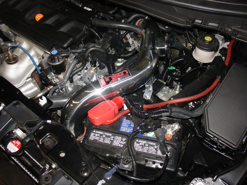 Injen 12-13 Honda Civic Black Polish Tuned Air Intake w/ MR Tech/Web Nano-Fiber Dry Filter