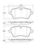StopTech Street Touring 06-09 Mini Cooper/Cooper S Front Brake Pads