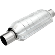 Load image into Gallery viewer, MagnaFlow Catalytic Converter 2 in Inlet 2 in Outlet 11 in Length SS