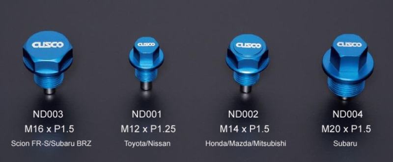 Cusco Neodymium Magnetic Drain Bolt - Honda/Mazda/Mitsubishi/Suzuki