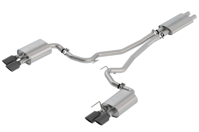 Borla 18-20 Ford Mustang GT 5.0L AT/MT ECE Cat-Back Exhaust w/ Active Valve (Fits Convertible)