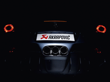 Load image into Gallery viewer, Akrapovic 10-15 Ferrari 458 Italia/458 Spyder Slip-On Line (Titanium) w/ Carbon Tips